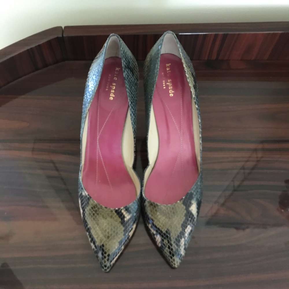 Kate Spade Snakeskin Heels